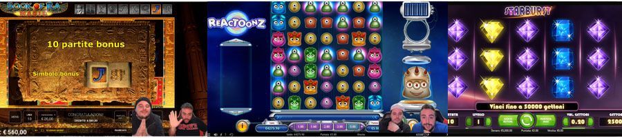 Migliori Slot Online a alta, media e bassa volatilità: Book of Ra Magic, Reactoonz e Starburst