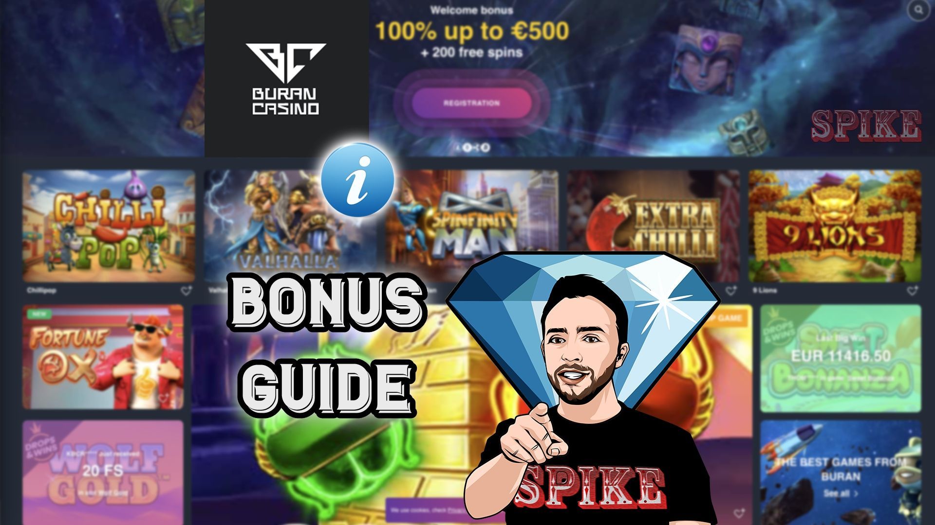 Buran Casino Bonus Guide Logo