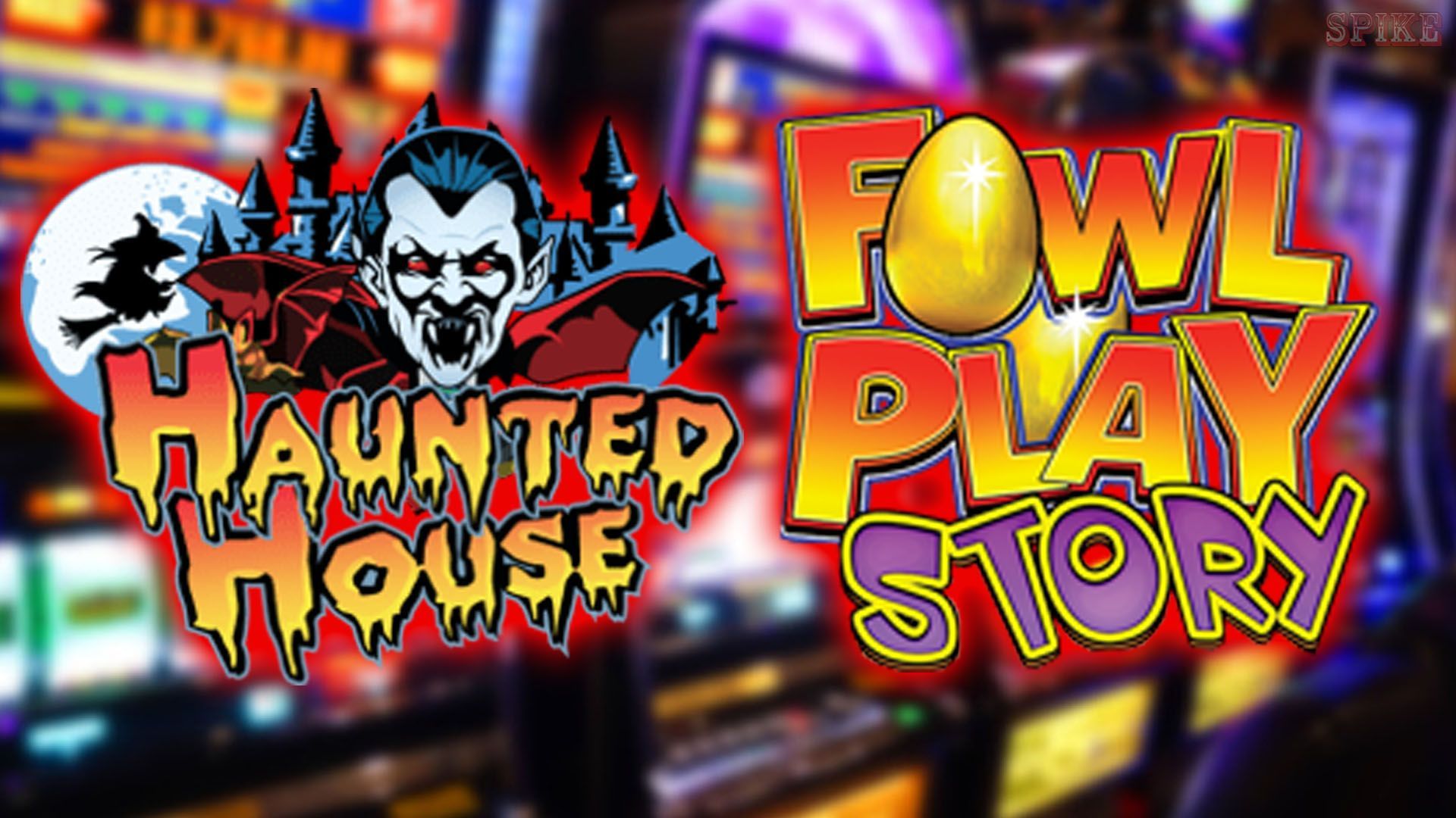 Haunted House Fowl Play Slot Logo