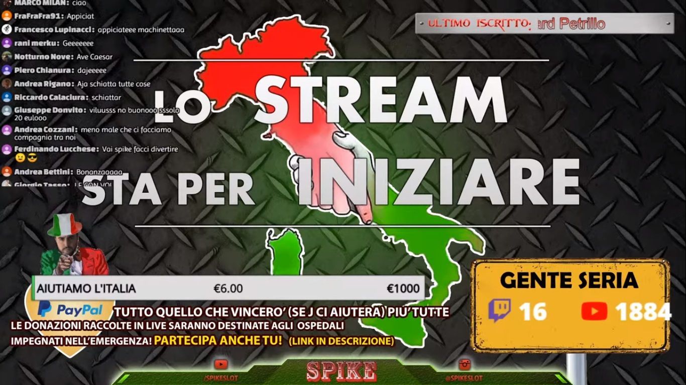 Schermo Live Slot Online per Beneficenza Sta per Iniziare